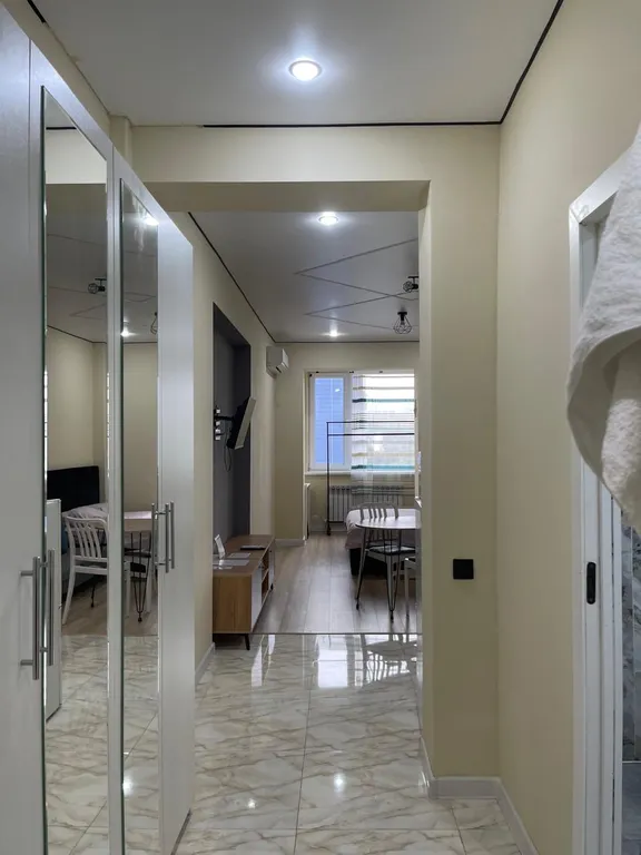 Просторная ванная, удобное спальное место, полный комфорт