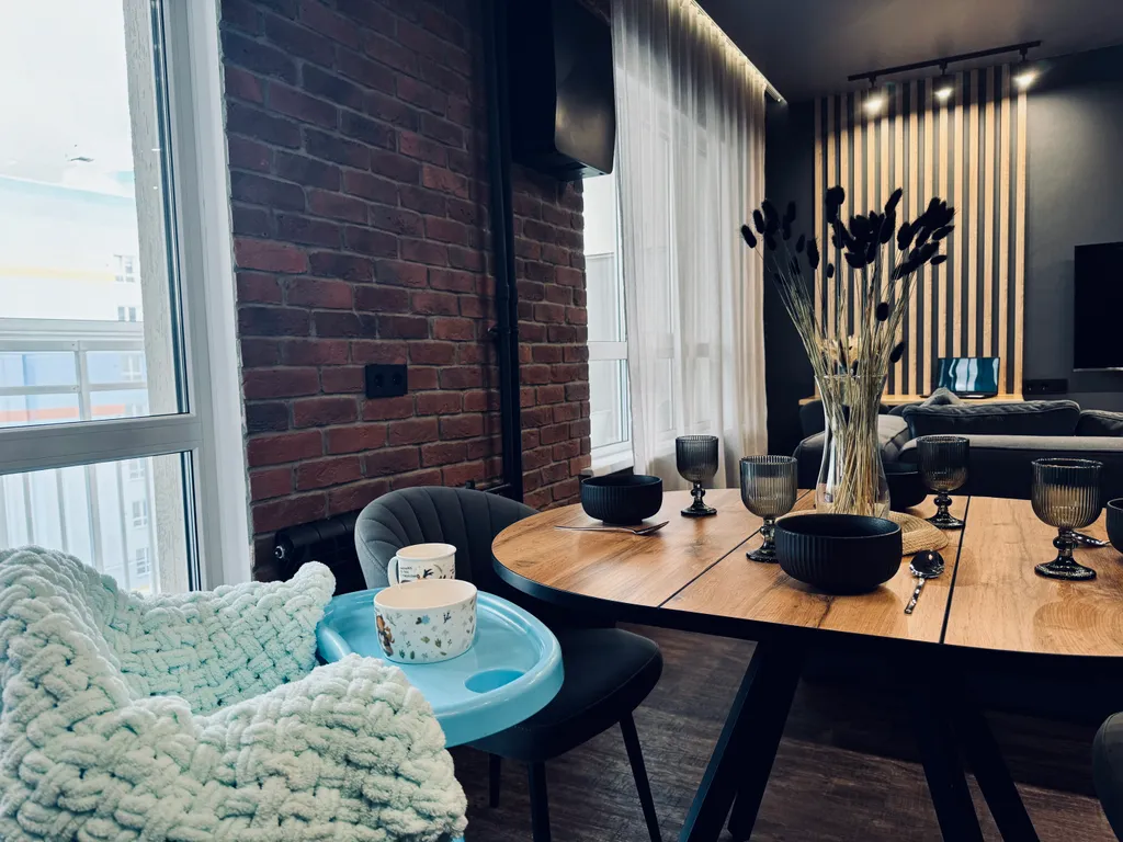 Роскошная квартира loft у аквапарка