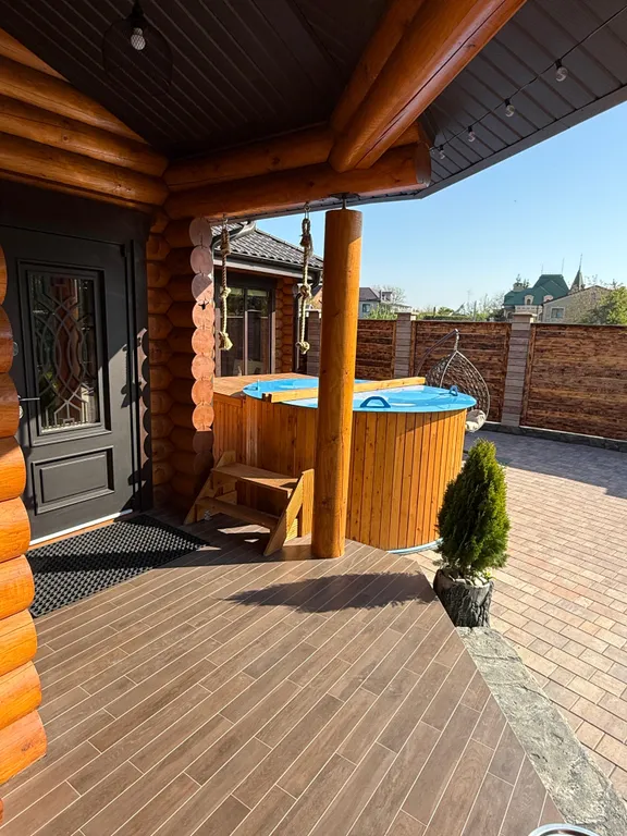 Комфортабельный дом из сруба в живописном месте