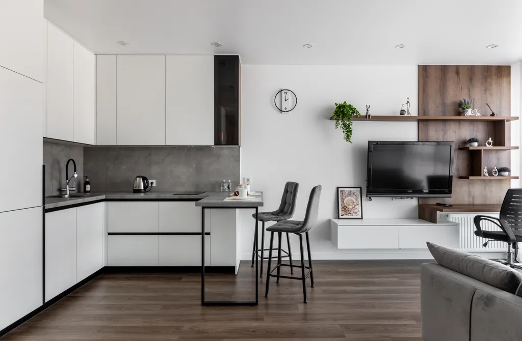 Современный апартамент с видом на Национальную библиотеку