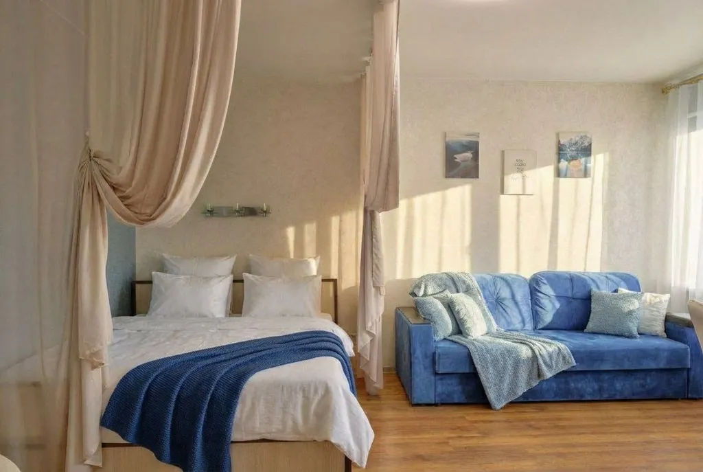 Просторные евродвухкомнатные апартаменты у Кафедрального собора