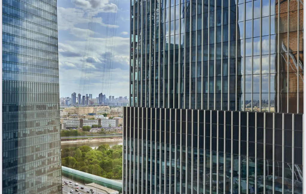 Евродвушка в neva towers 30 вид на закрытый парк