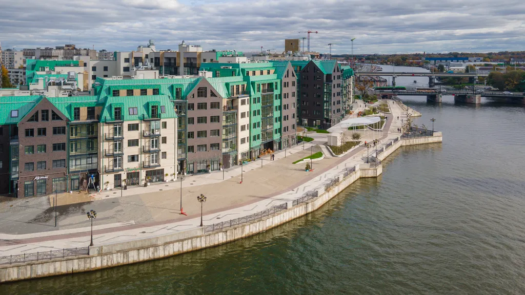 Апартамент Рыбная деревня с прямым видом на реку