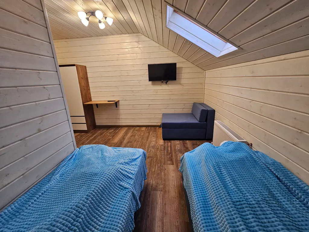 Дом с баней и камином для большой компании