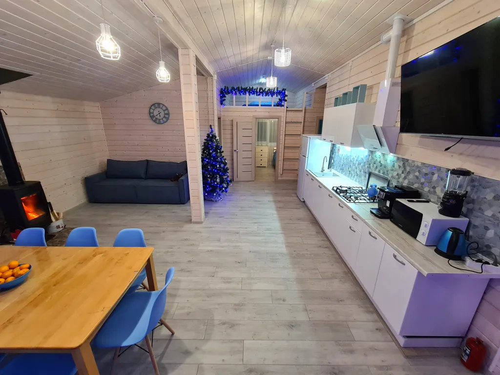 Дом Небесный с сауной и купелью на берегу Ладожского озера