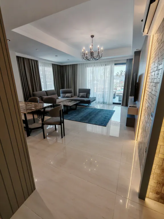 Квартира 2+1 XL в Azura World c видом на бассейн и аквапарком