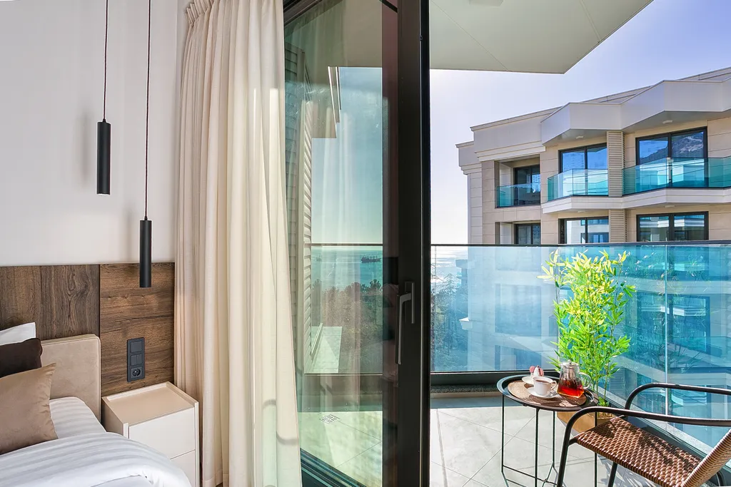 Стильная квартира Чайка с видом на море