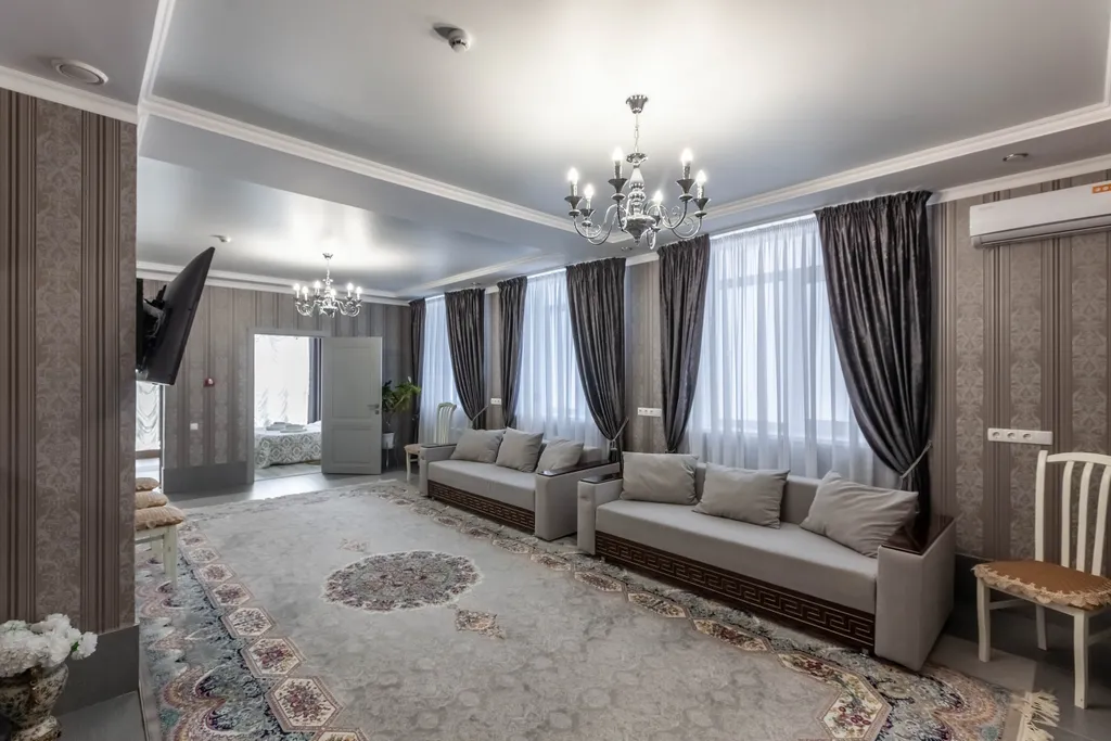 Трёхкомнатная квартира с евроремонтом в новом двухэтажном здании — аренда посуточно в Кисловодск