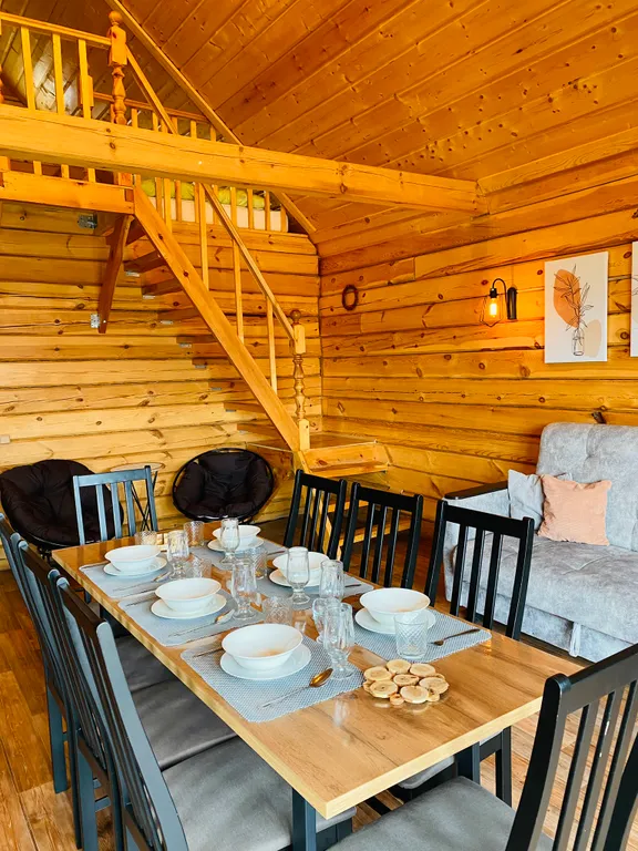 Дом Панорама - новый стильный современный дом с баней внутри