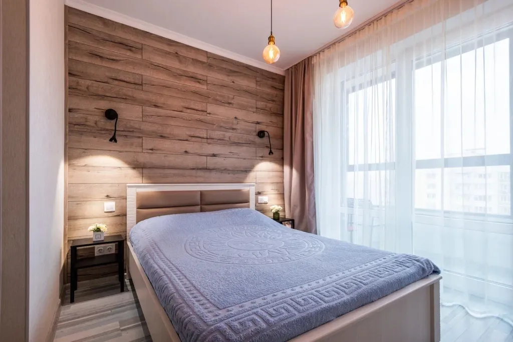 Apartment near Mega Khimki with a balcony