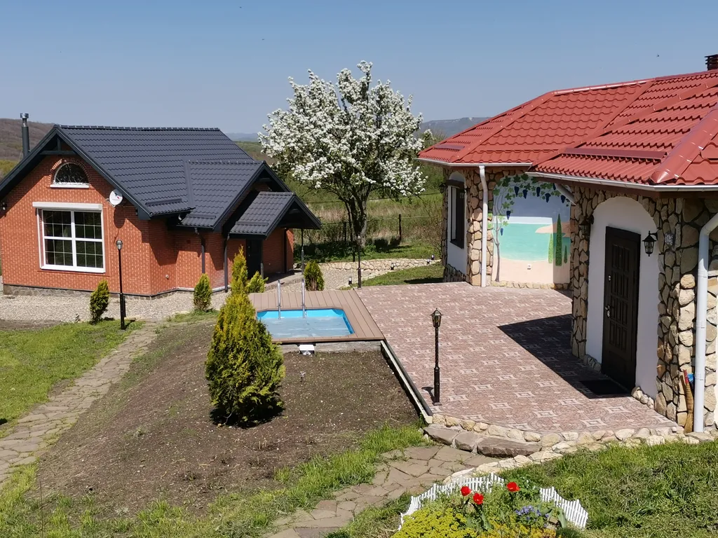 Вилла Lindens Ekopark с видом на гору Стрижамент