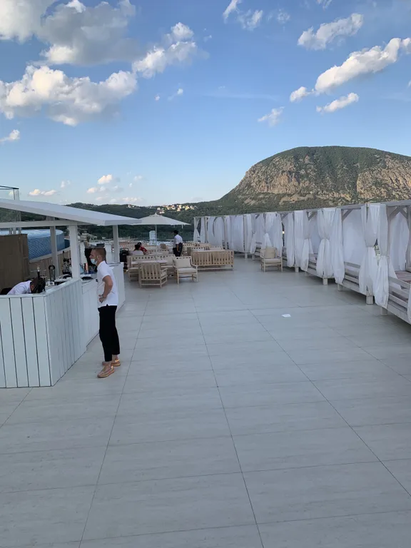 Апартамент в элитном ЖК с прямым панорамным видом на море и бассейном