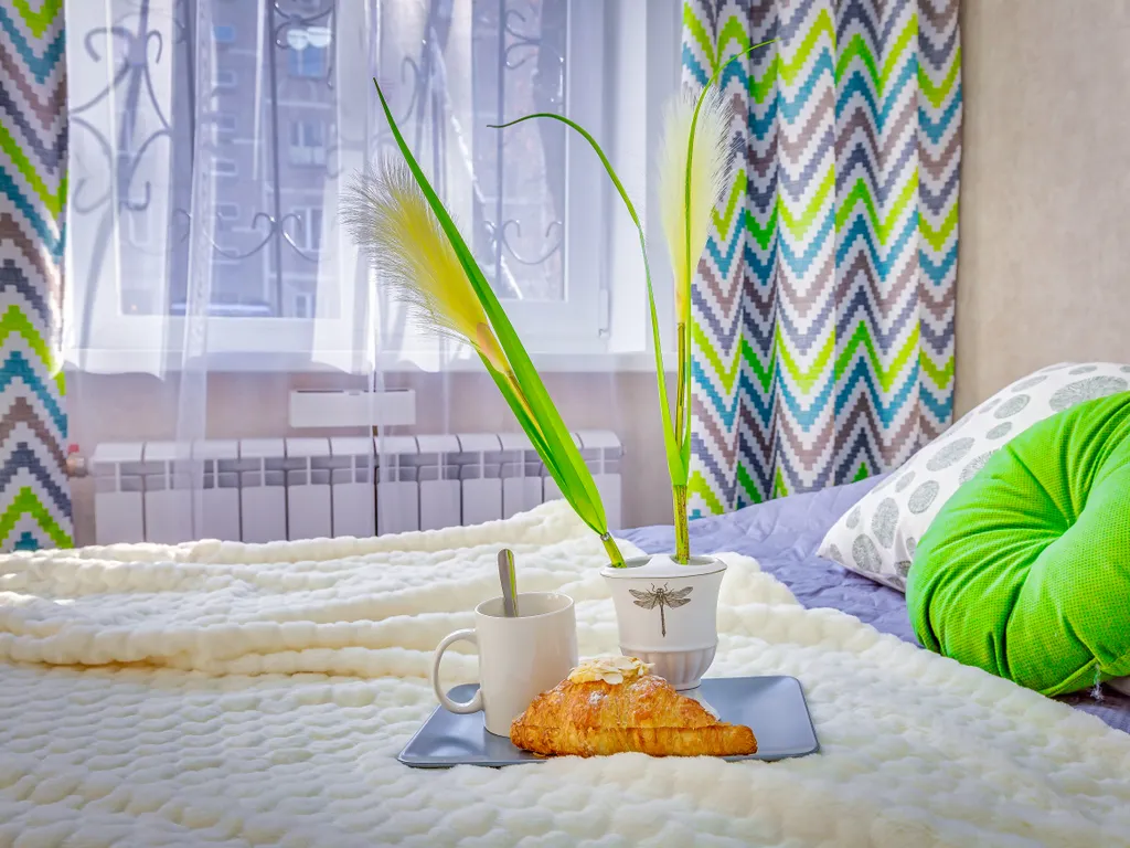 По-домашнему уютная двухместная студия на Толе би — Весновка