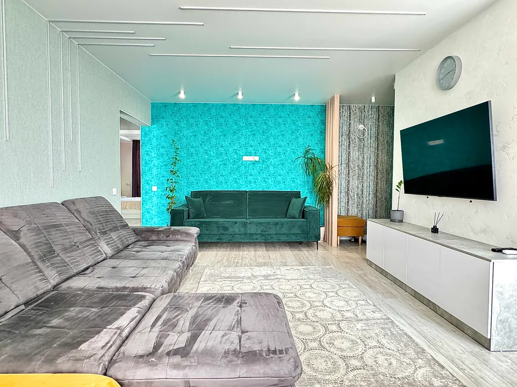 Дизайнерские 3-х комнатные апартаменты для большой семьи