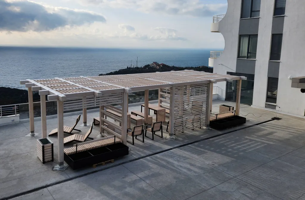 Стильные 2-комнатные аппартаменты с видом на горы и море