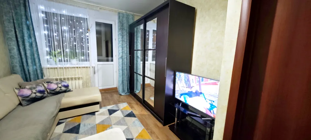 Уютная квартира с 2 отдельными спальными местами есть балкон