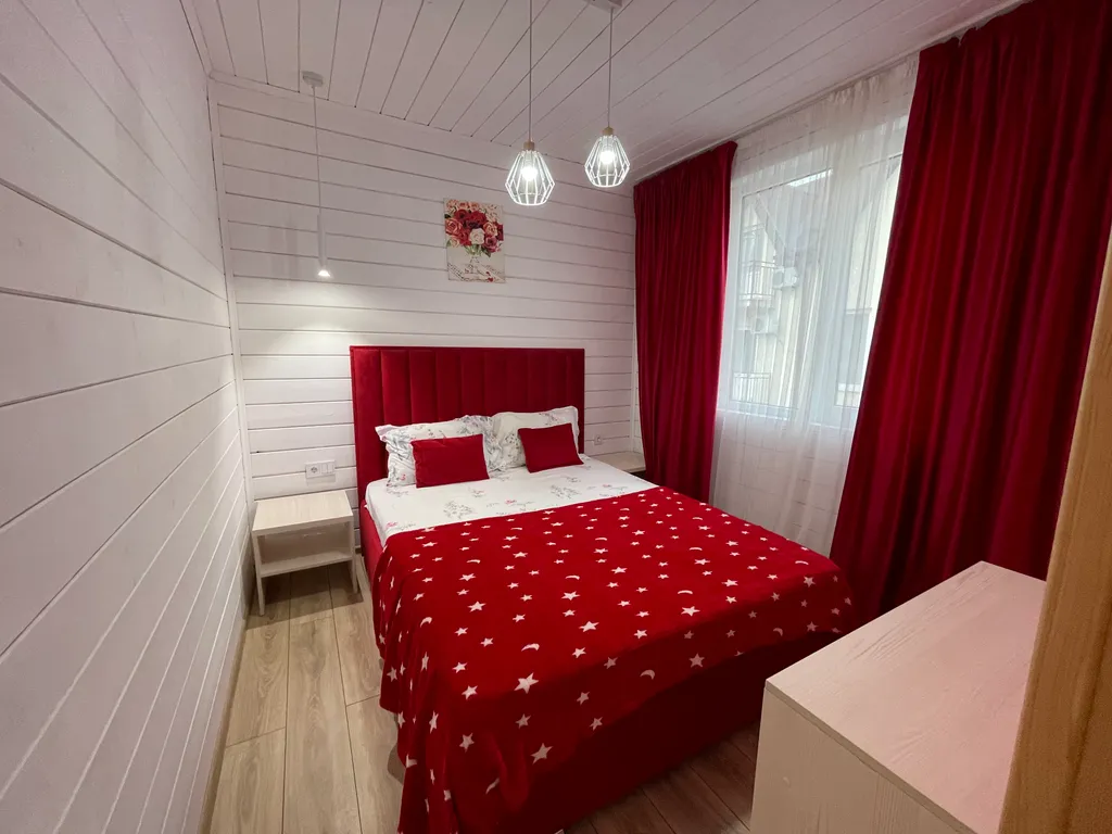 Эко дом под ключ на море на 4 человека, красный бархат