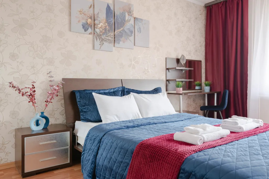 Просторная квартира недалеко от МНТК, с тренажерами, гостиничный сервис