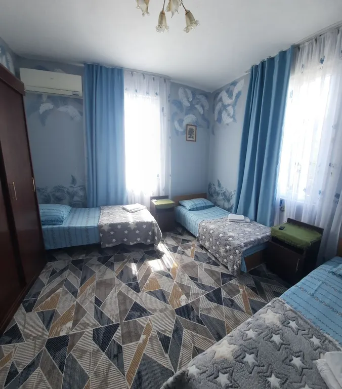 Трёхместный номер эконом с односпальными кроватями №2