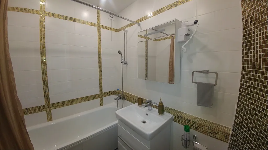 Квартира-студия с дизайнерским ремонтом с шикарным видом на город