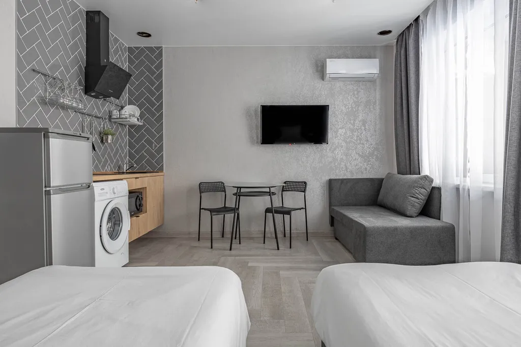 Полулюкс Трехместный с видом на реку (Твин)