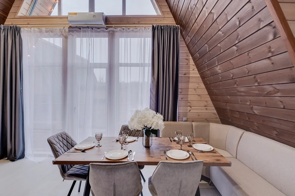 Уютный дом с баней, купелью и видом на лес