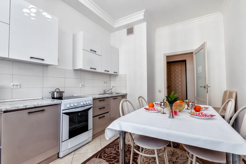 Уютная трёхкомнатная квартира с тремя двухспальними кроватями