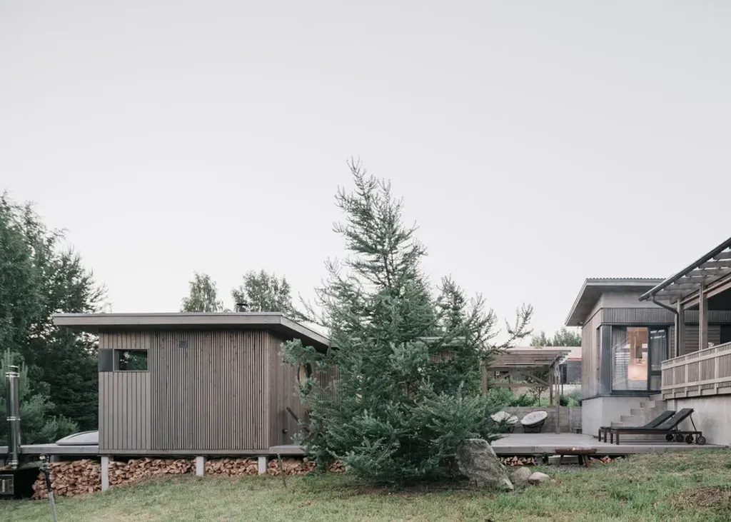 Загородный дом с банным комплексом