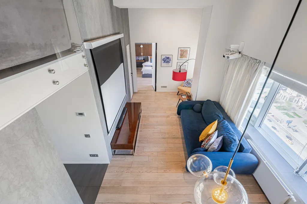 Двухуровневые апартаменты Смарт Хост с проектором и PS4