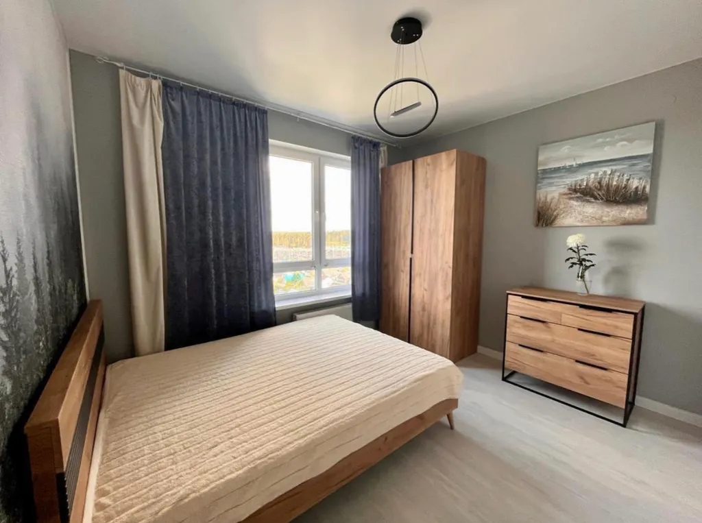 Уютная двушка на 12 этаже с видом на озеро