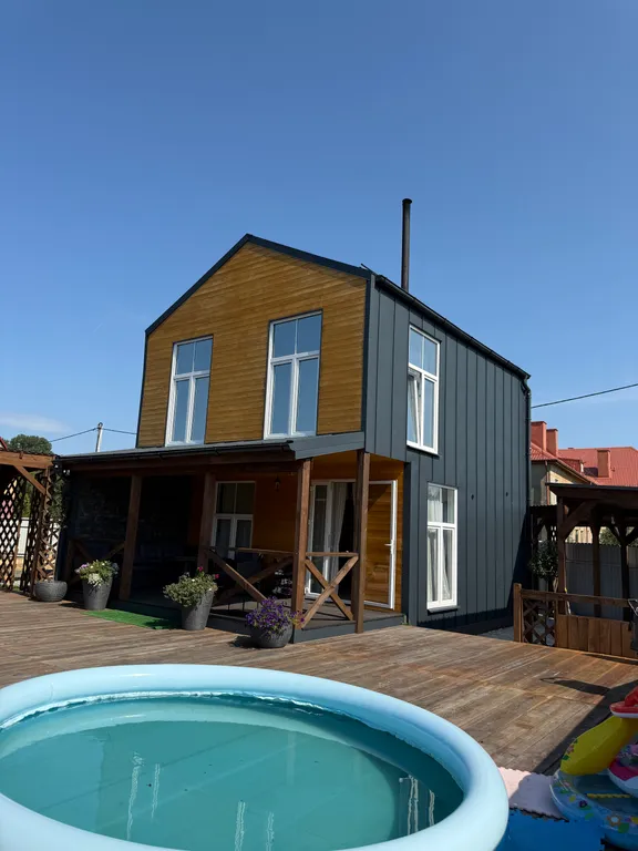 Барнхаус на балтийской косе у моря