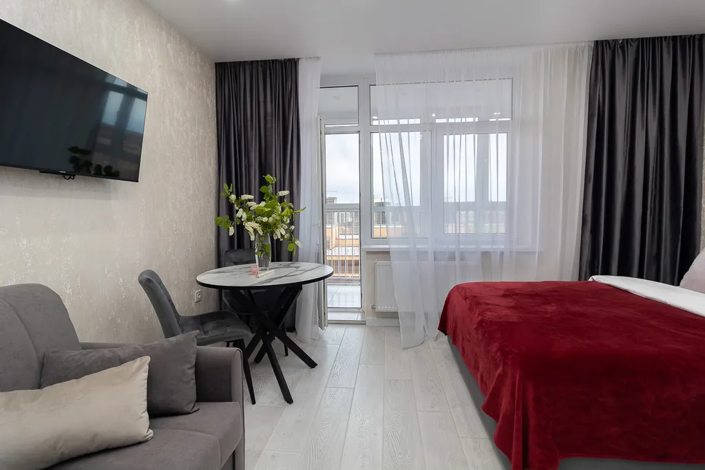 Квартира Квартира Уютная студия с Панорамным видом в Достоянии — Краснодар