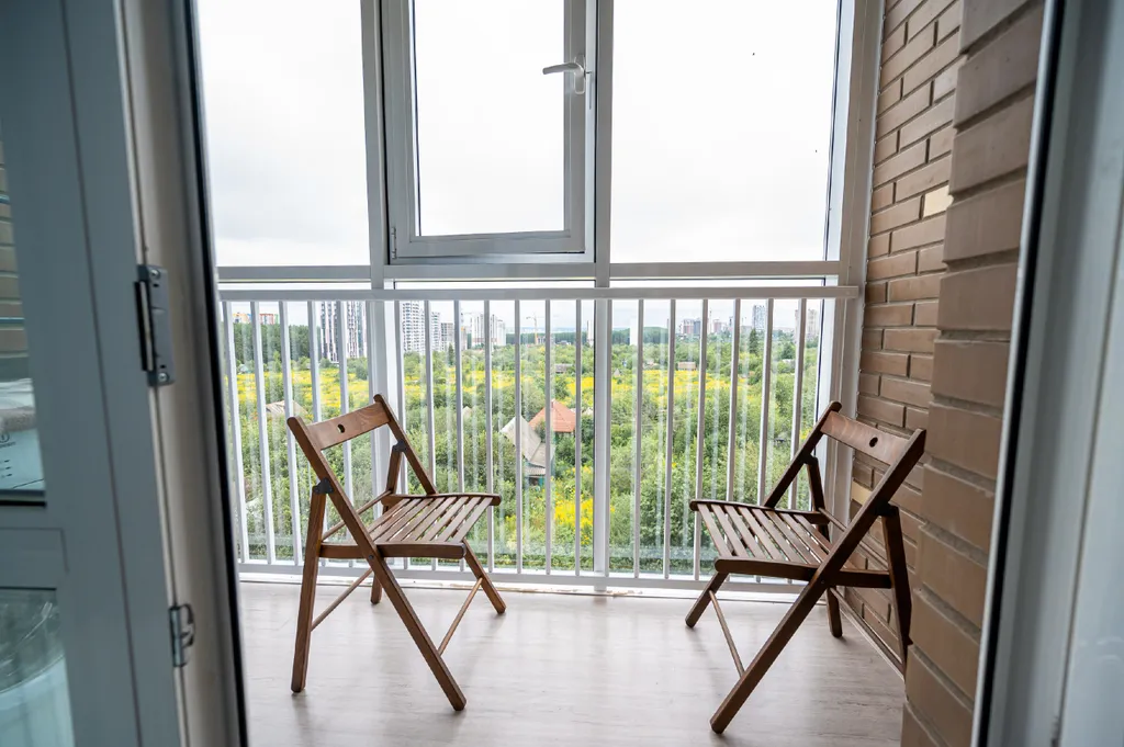 Квартира Студия c вау-эффектом в центре с панopaмным балконoм — аренда посуточно в Ижевск