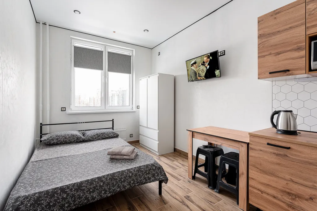 Квартира Квартира Уютная студия у метро Ботанический сад — Москва