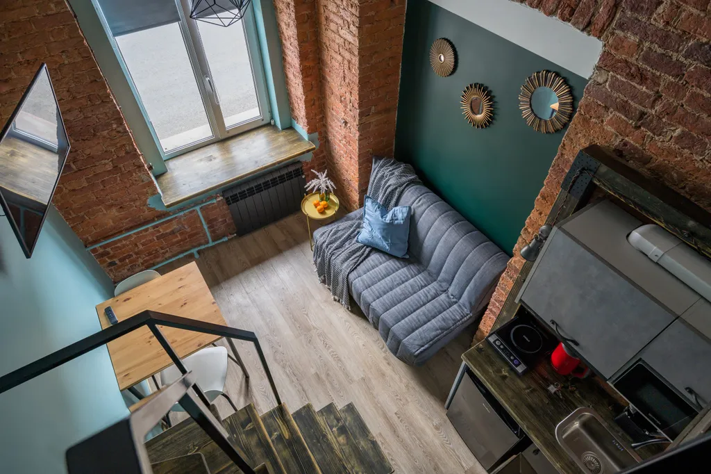 Квартира Квартира Двухуровневая студия на Фонтанке — Санкт-Петербург