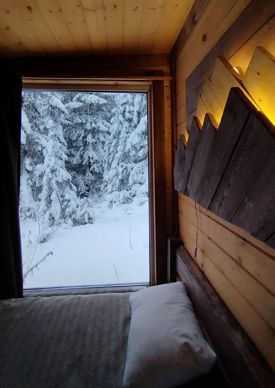 Домик для двоих с горячей купелью (шерегеш)