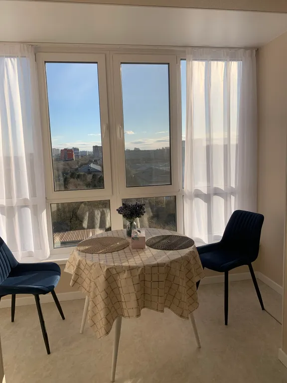 Студия в центре города с дизайнерским ремонтом