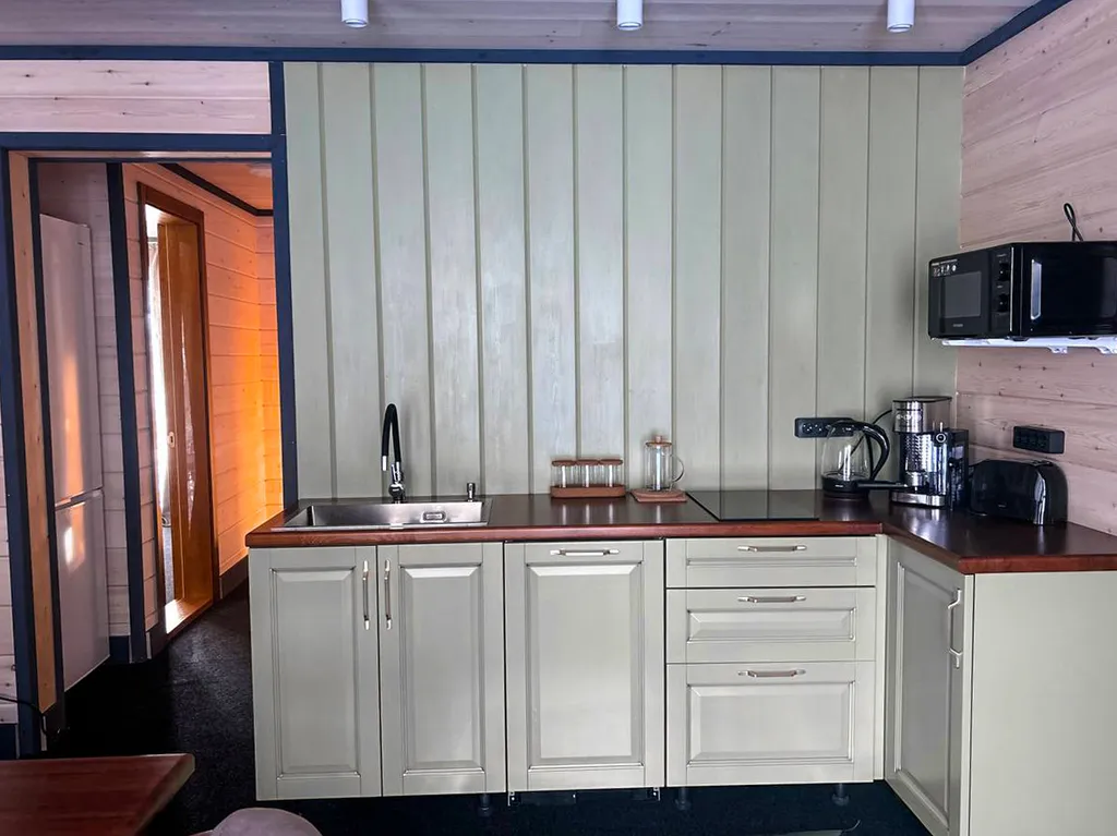 Барн хаус с прекрасным видом на лес