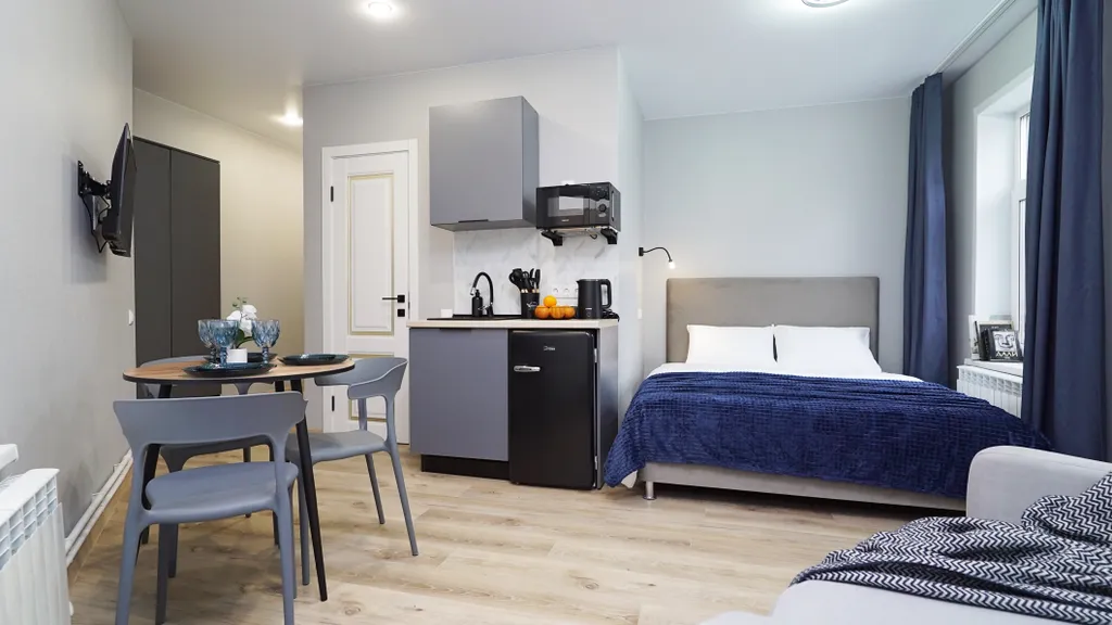 Квартира Студия в центре, кондиционер, смарт тв и wifi — аренда посуточно в Казань