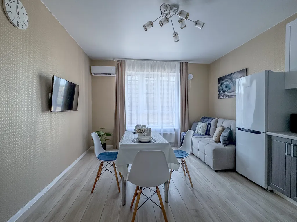 Уютная евроквартира в ЖК Бруклин. Дистанционное заселение