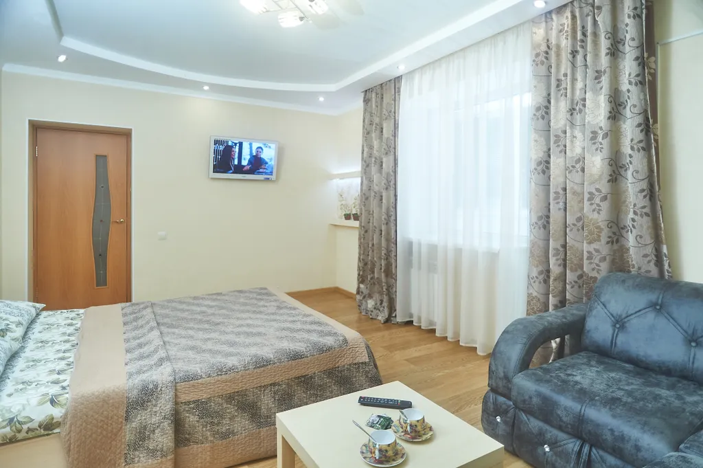 Двухкомнатная квартира с изолированными комнатами в центре города