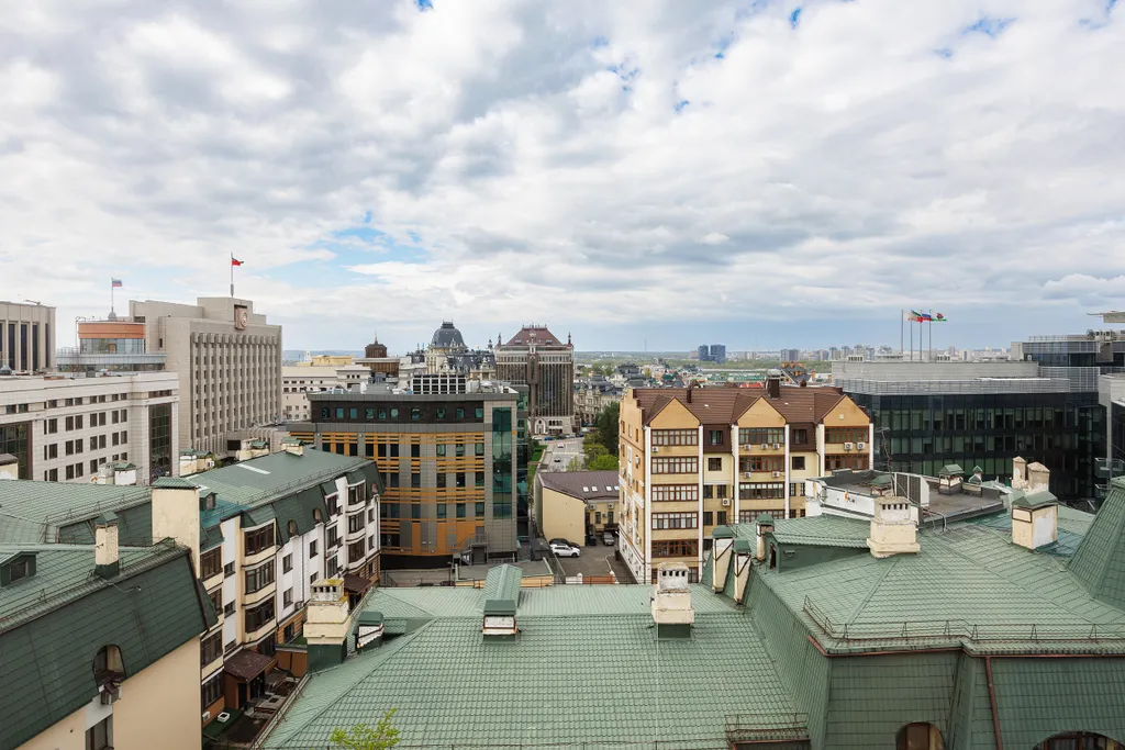 Семейная квартира «Городская панорама» с потрясающим видом на город