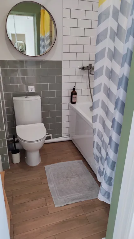 Атмосферная квартира в центре города с видом на природу