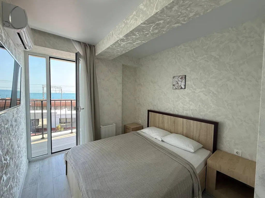 Двухкомнатная квартира с видом на море, на территории бассейн, детские — аренда посуточно в Дагомыс