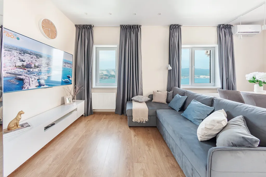 Апартаменты с 3-мя спальнями с видом на море