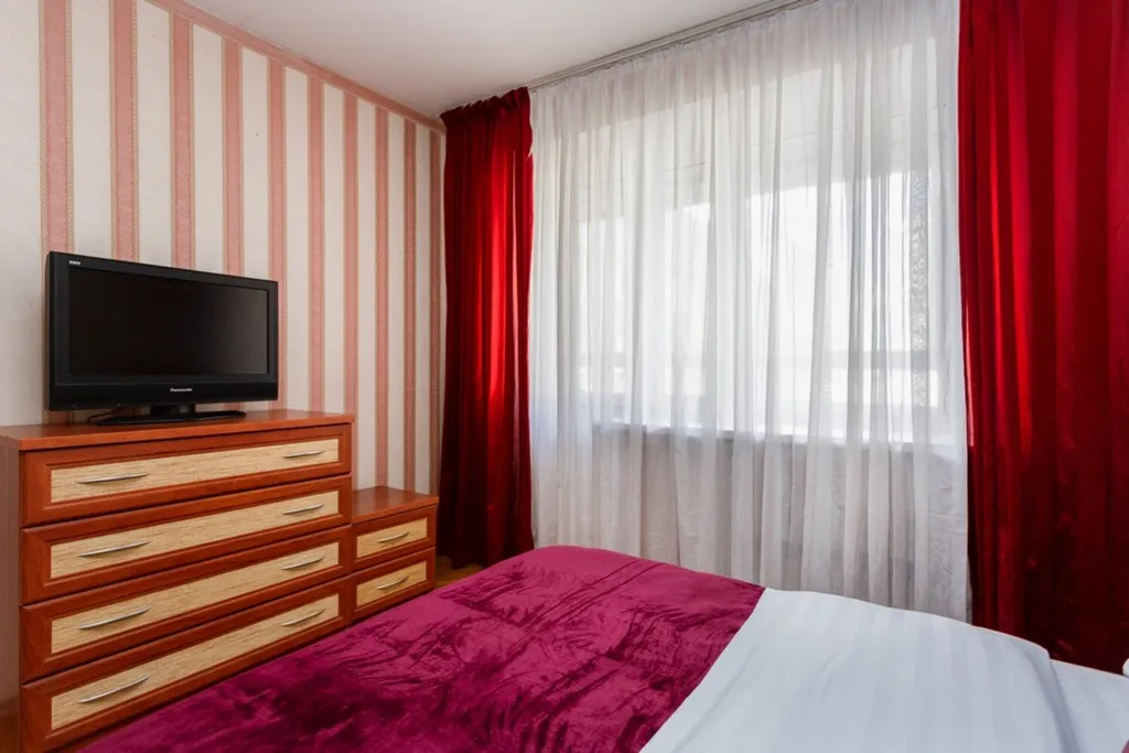 Удобная трехкомнатная квартира для 5 гостей