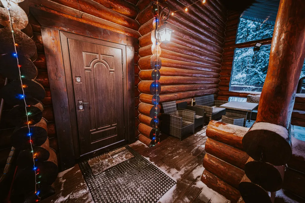 Загородный дом в окружении леса Grovehause