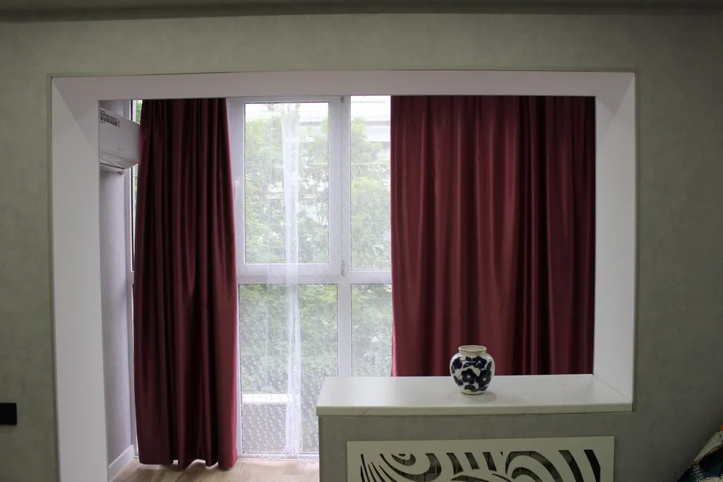 Уютная квартира с панорамными окнами