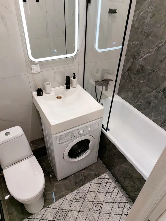 Просторная студия Space Apart Astana С3А с балконом в районе Байтерека