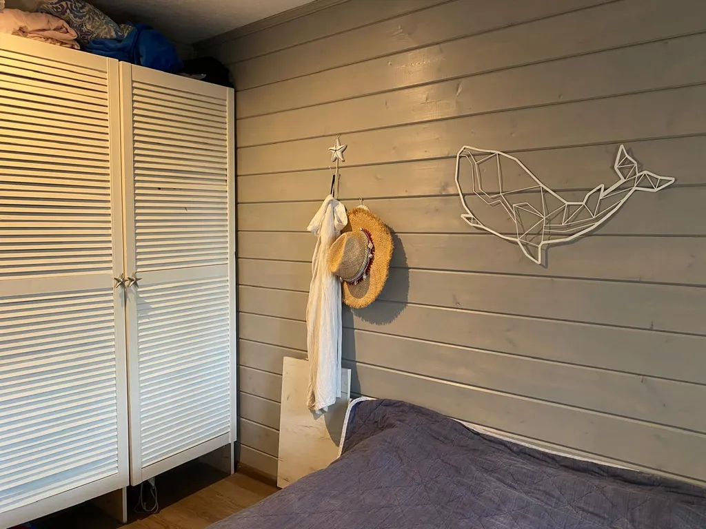 Дом на воде (Хаусбот) с баней и камином